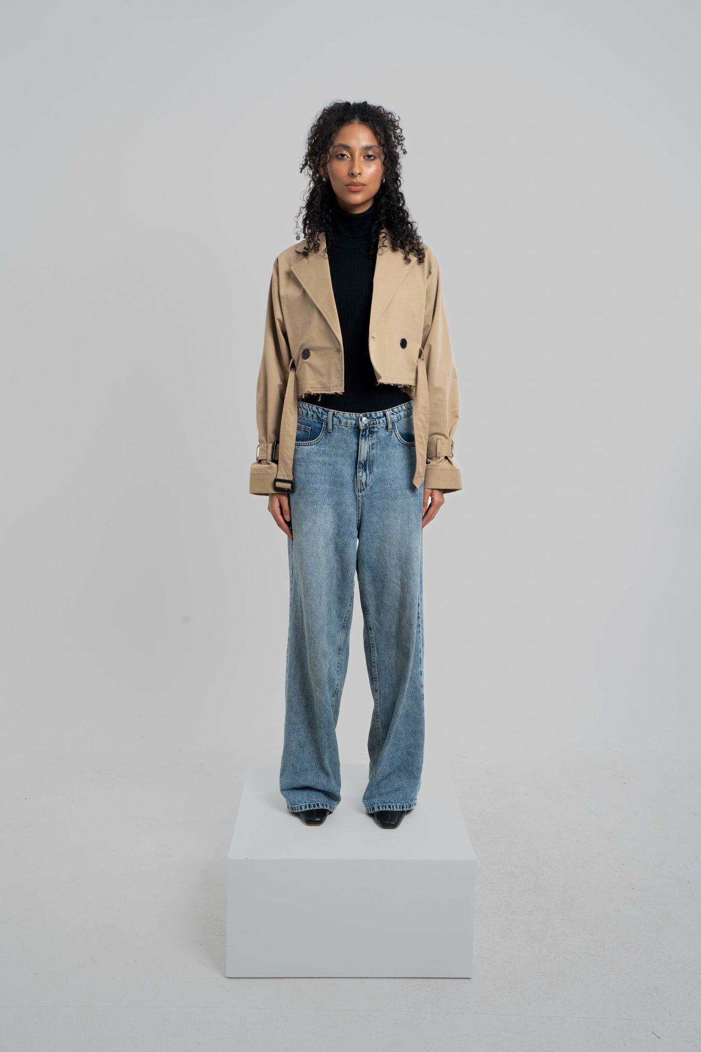 The Mini Trench in Beige