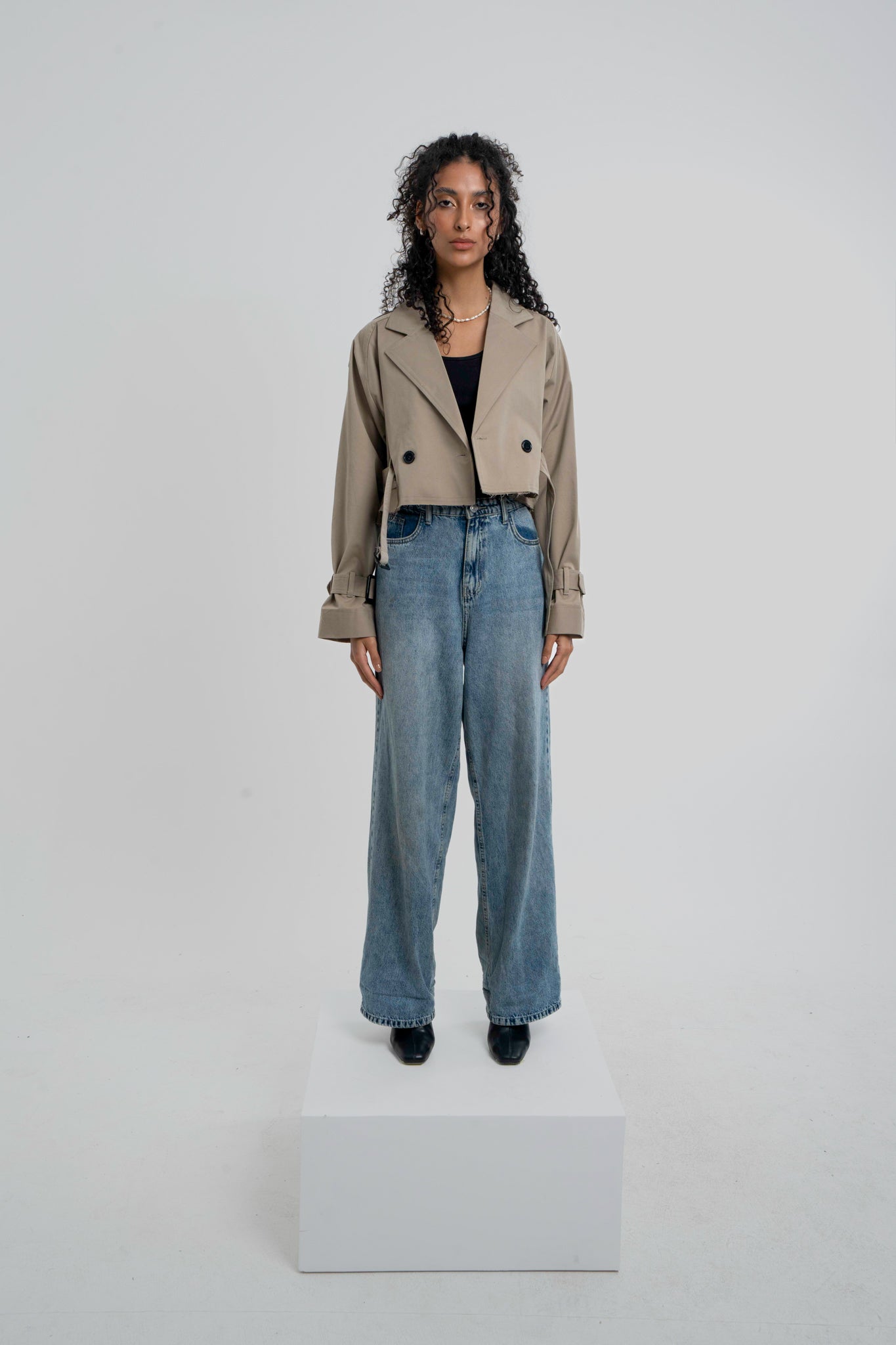 The Mini Trench in Olive