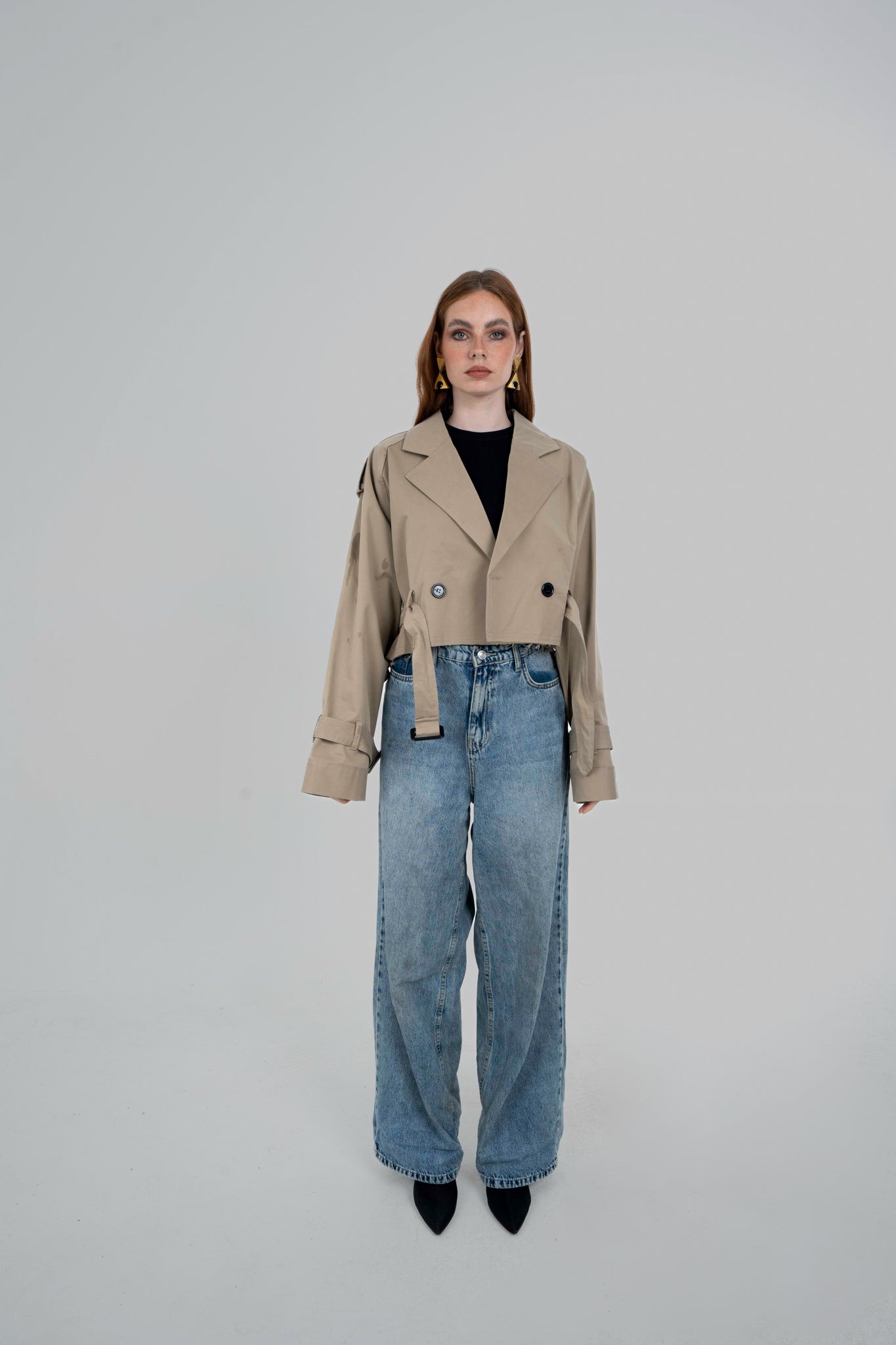 The Mini Trench in Olive