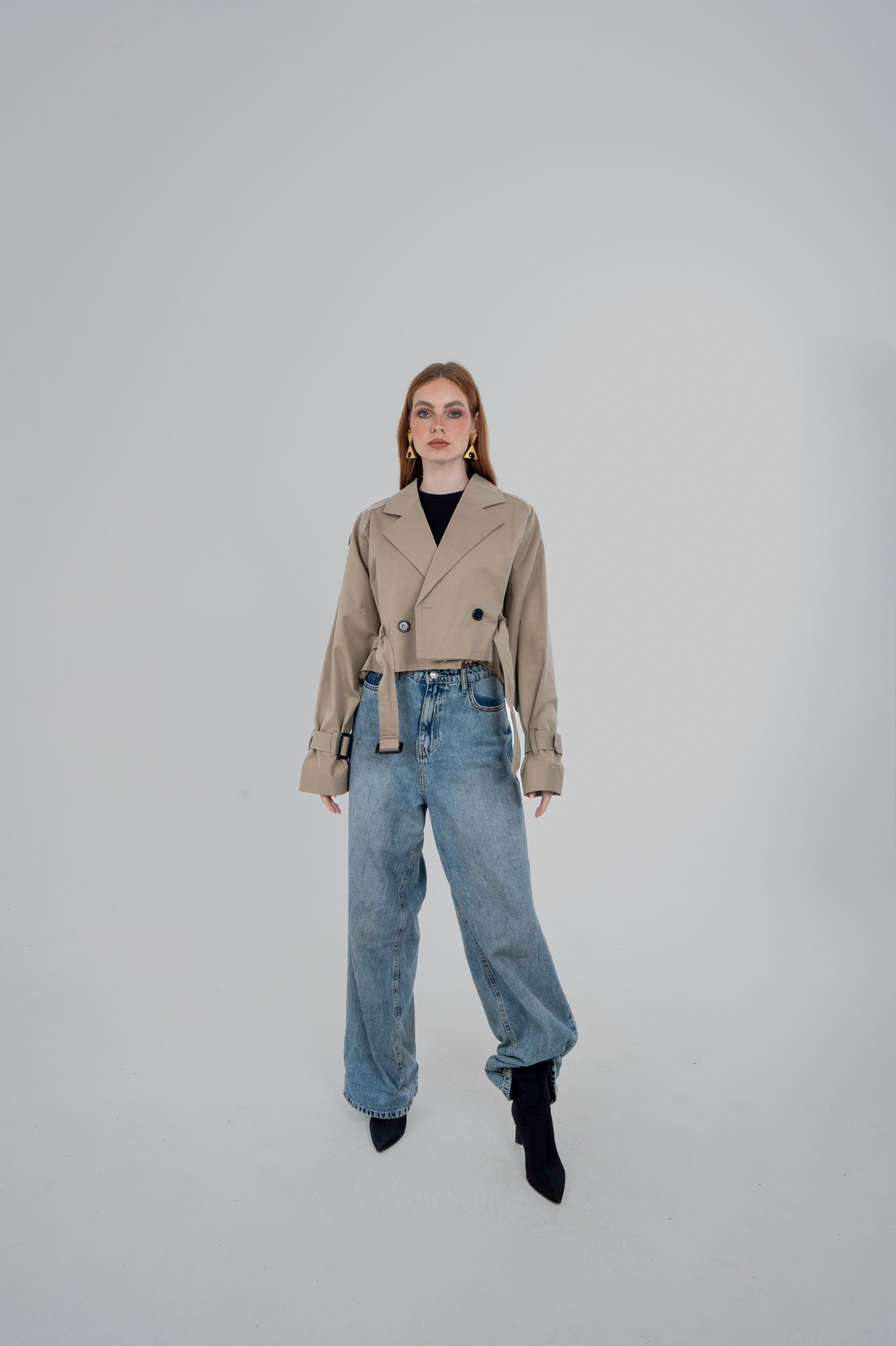 The Mini Trench in Olive