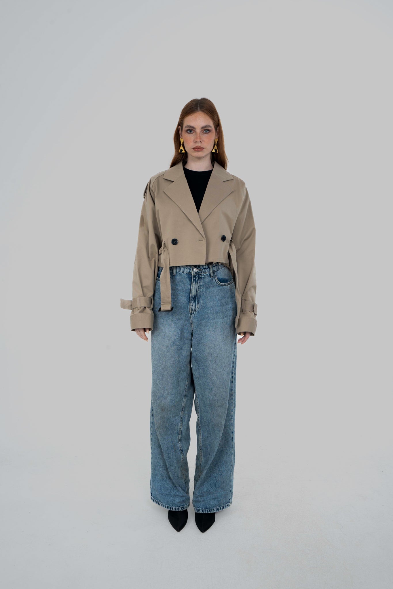 The Mini Trench in Olive