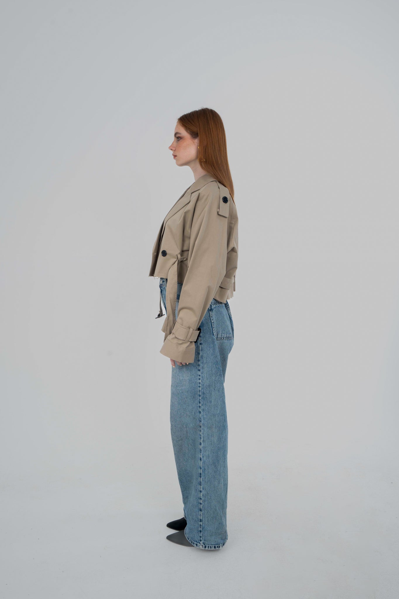 The Mini Trench in Olive