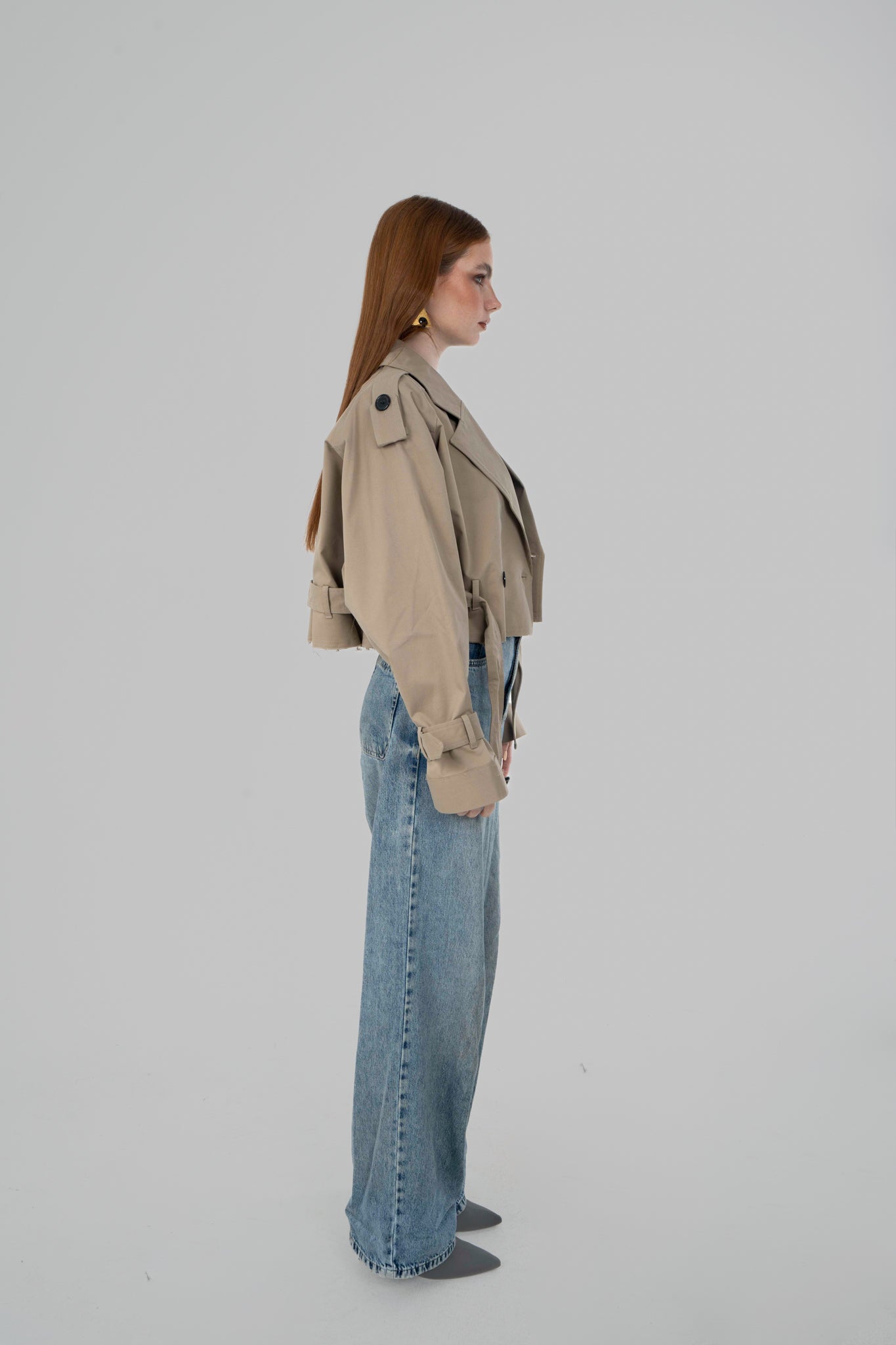 The Mini Trench in Olive