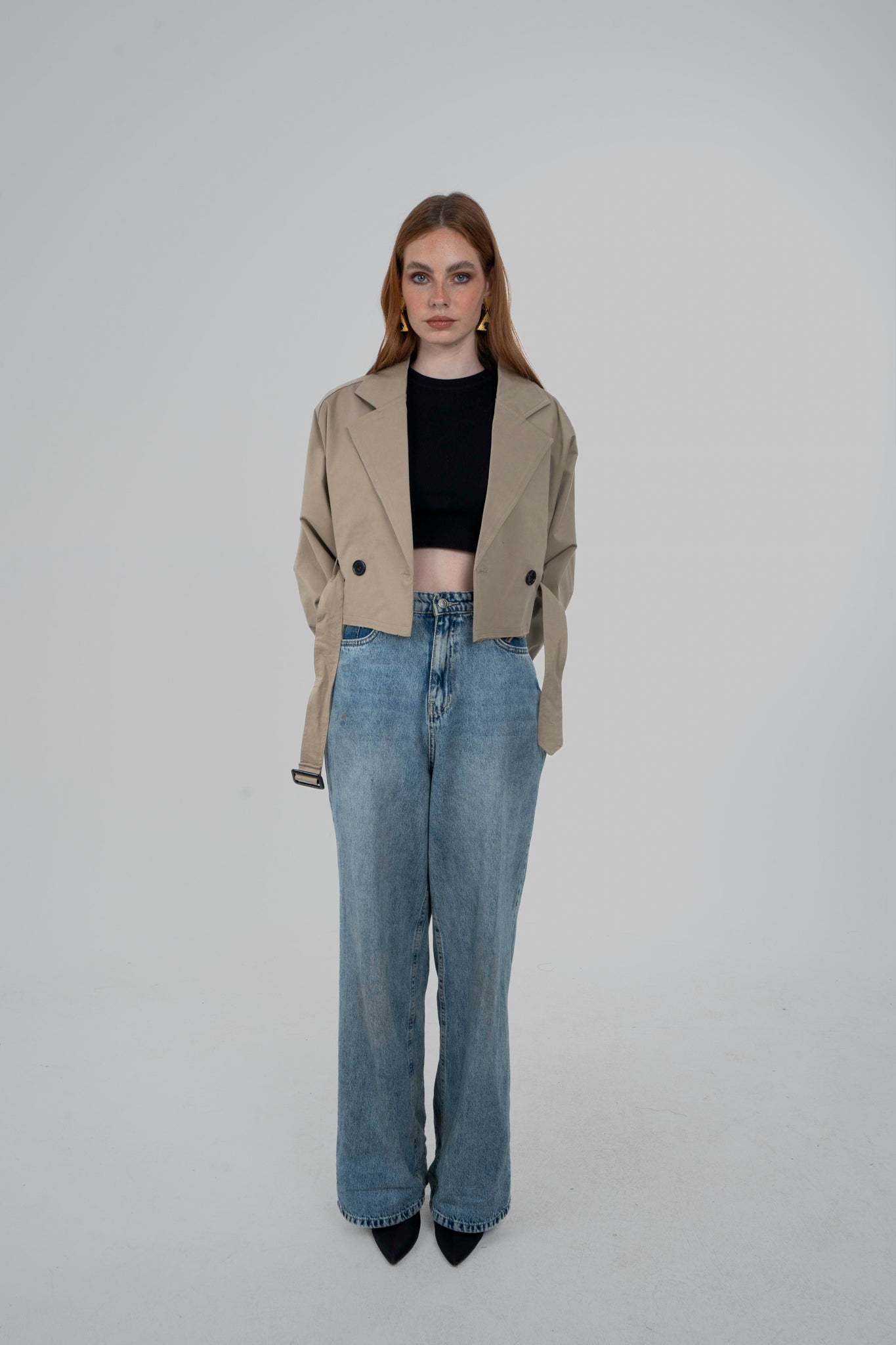 The Mini Trench in Olive