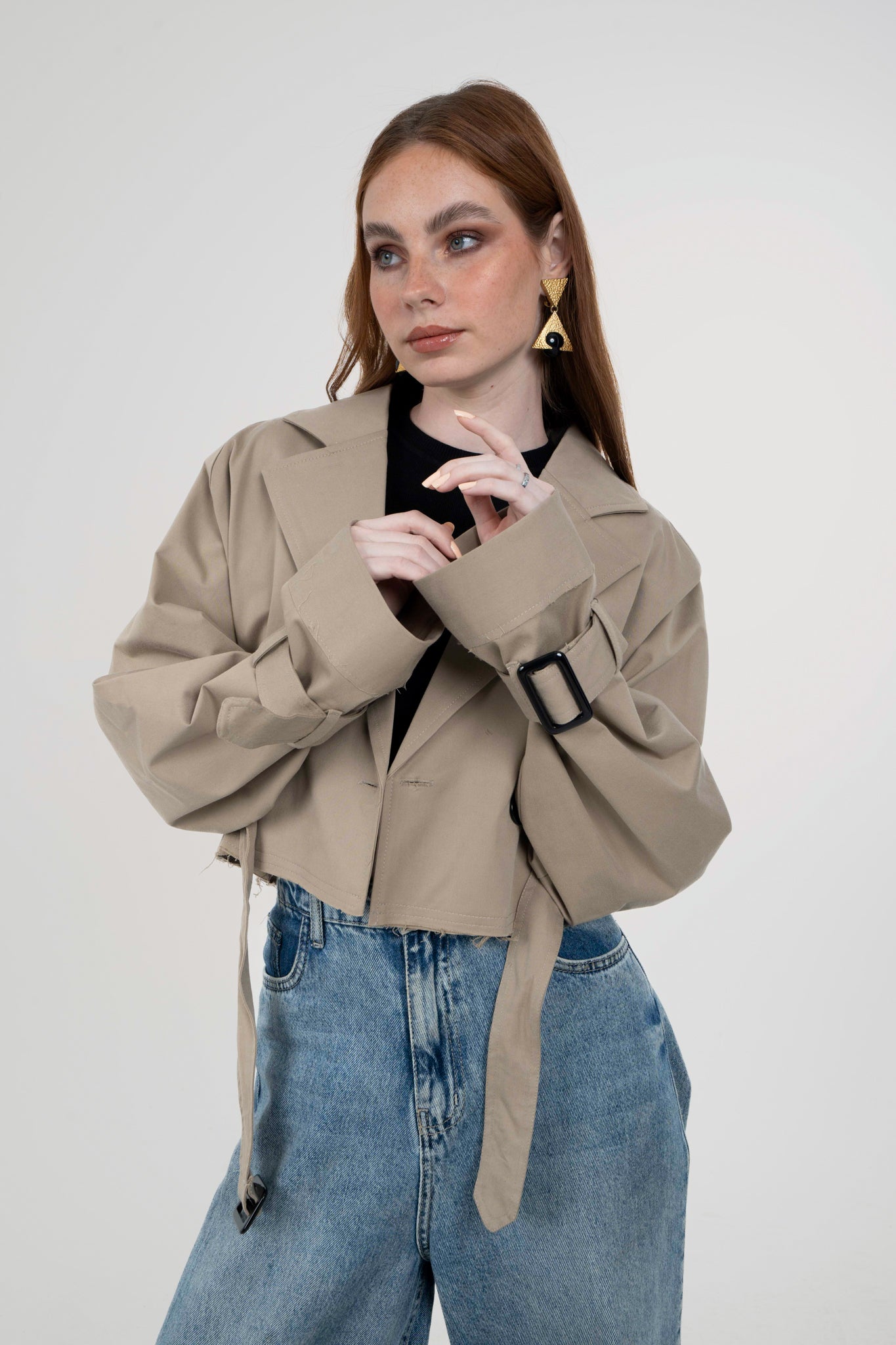 The Mini Trench in Olive