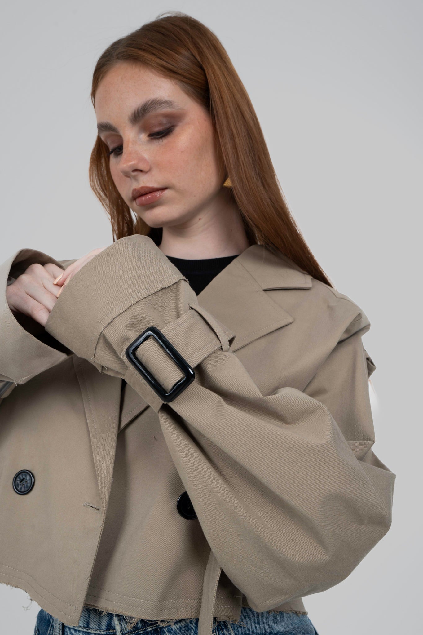 The Mini Trench in Olive