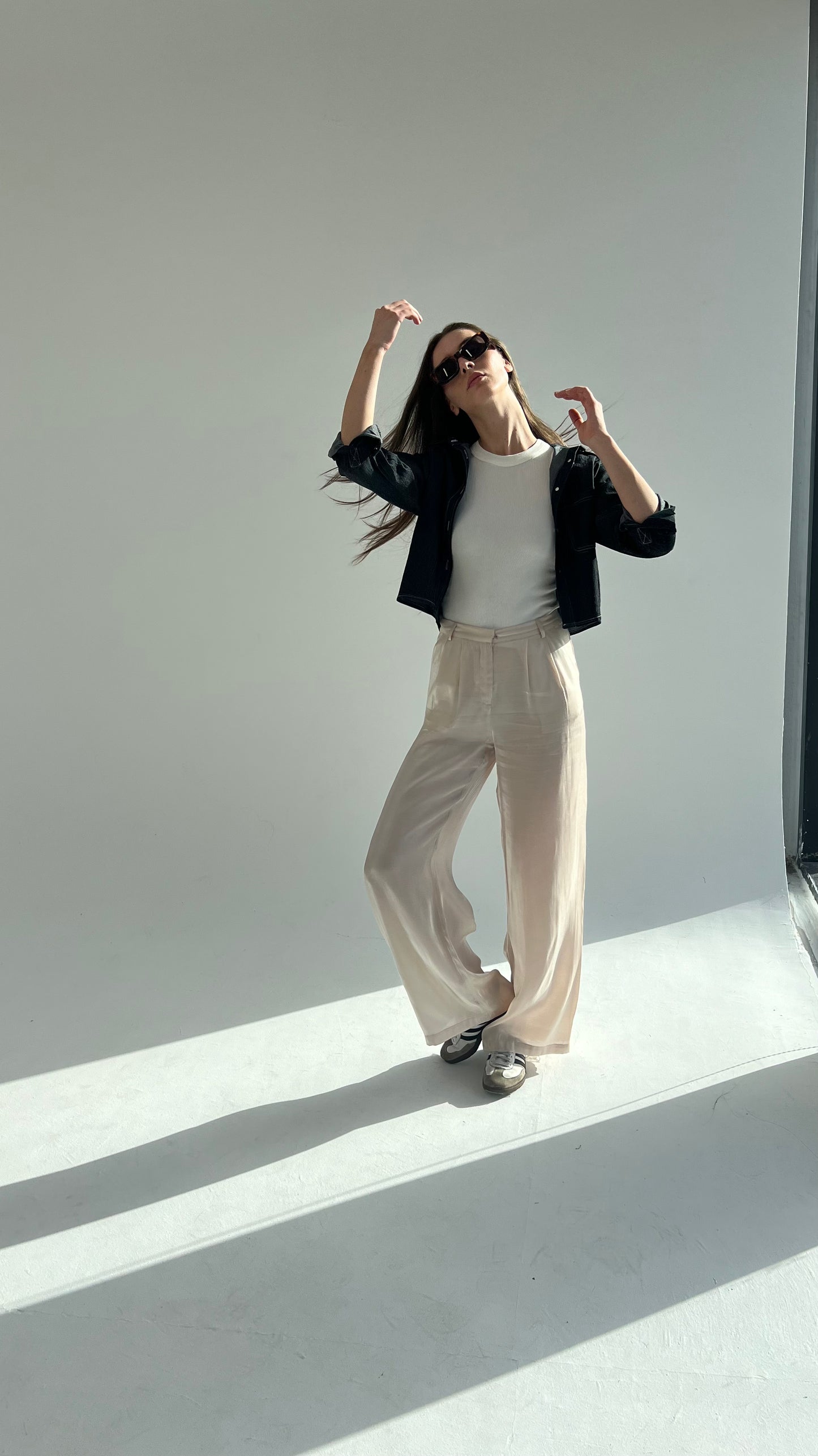 Love Me Shimmer Pants in Nude
