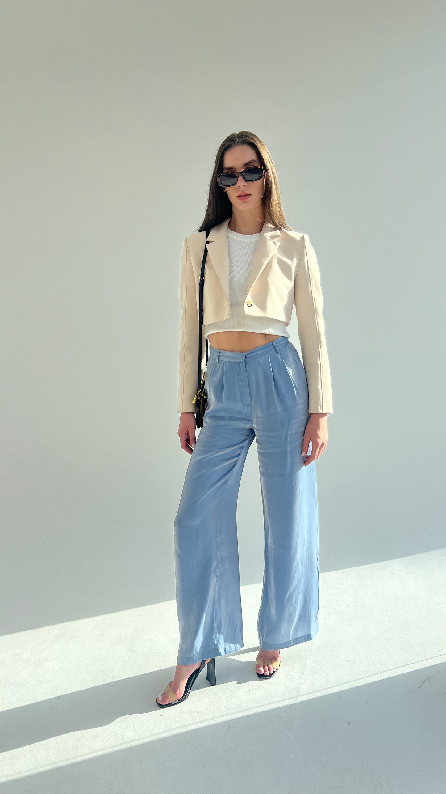 Love Me Shimmer Pants in Blue