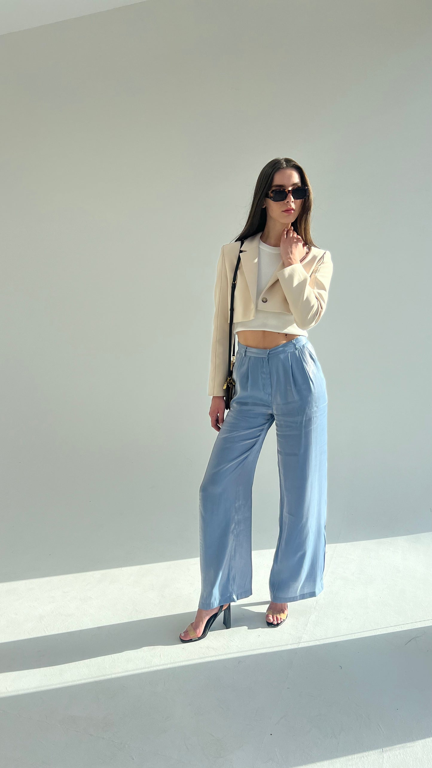 Love Me Shimmer Pants in Blue