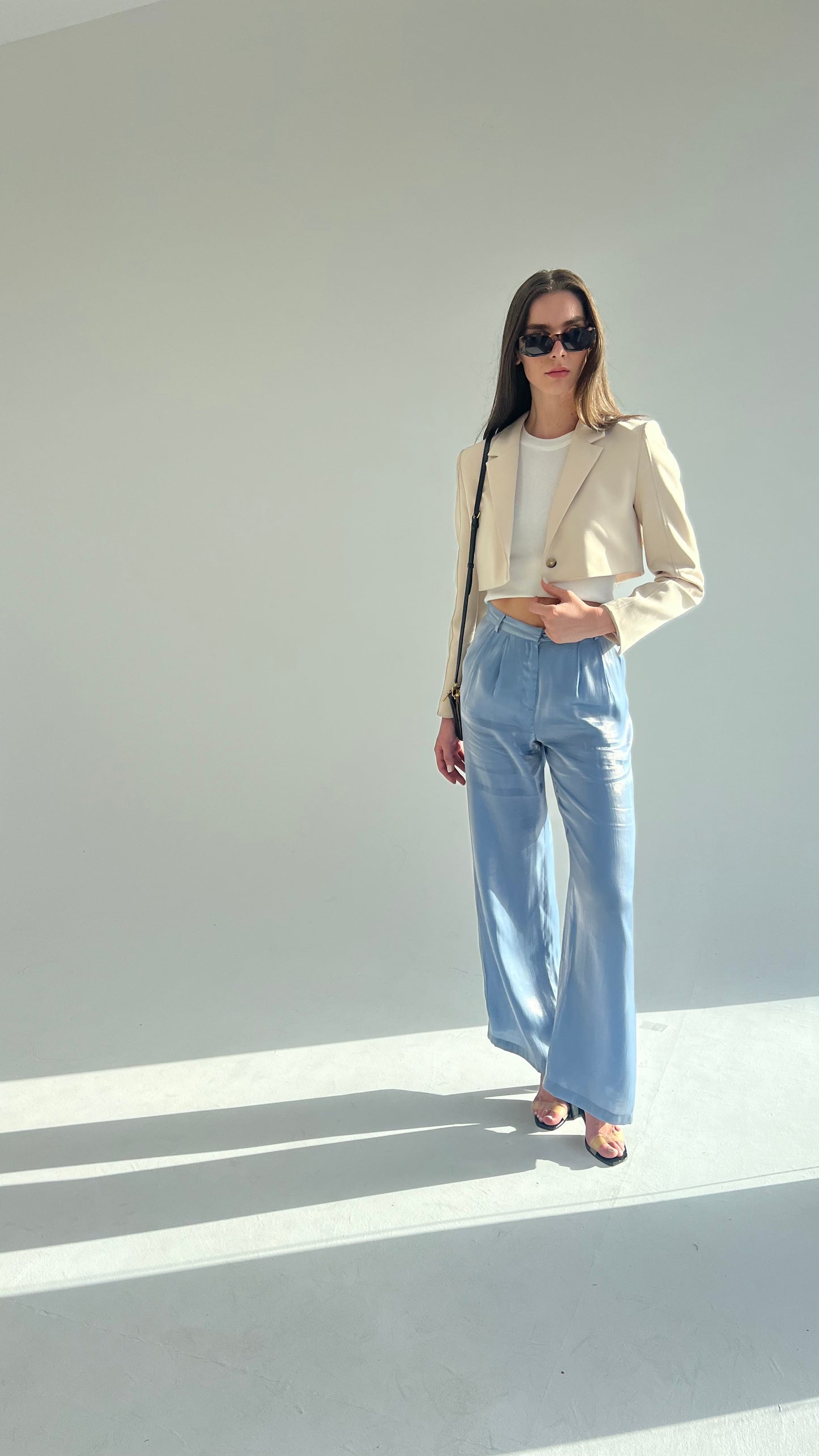 Love Me Shimmer Pants in Blue