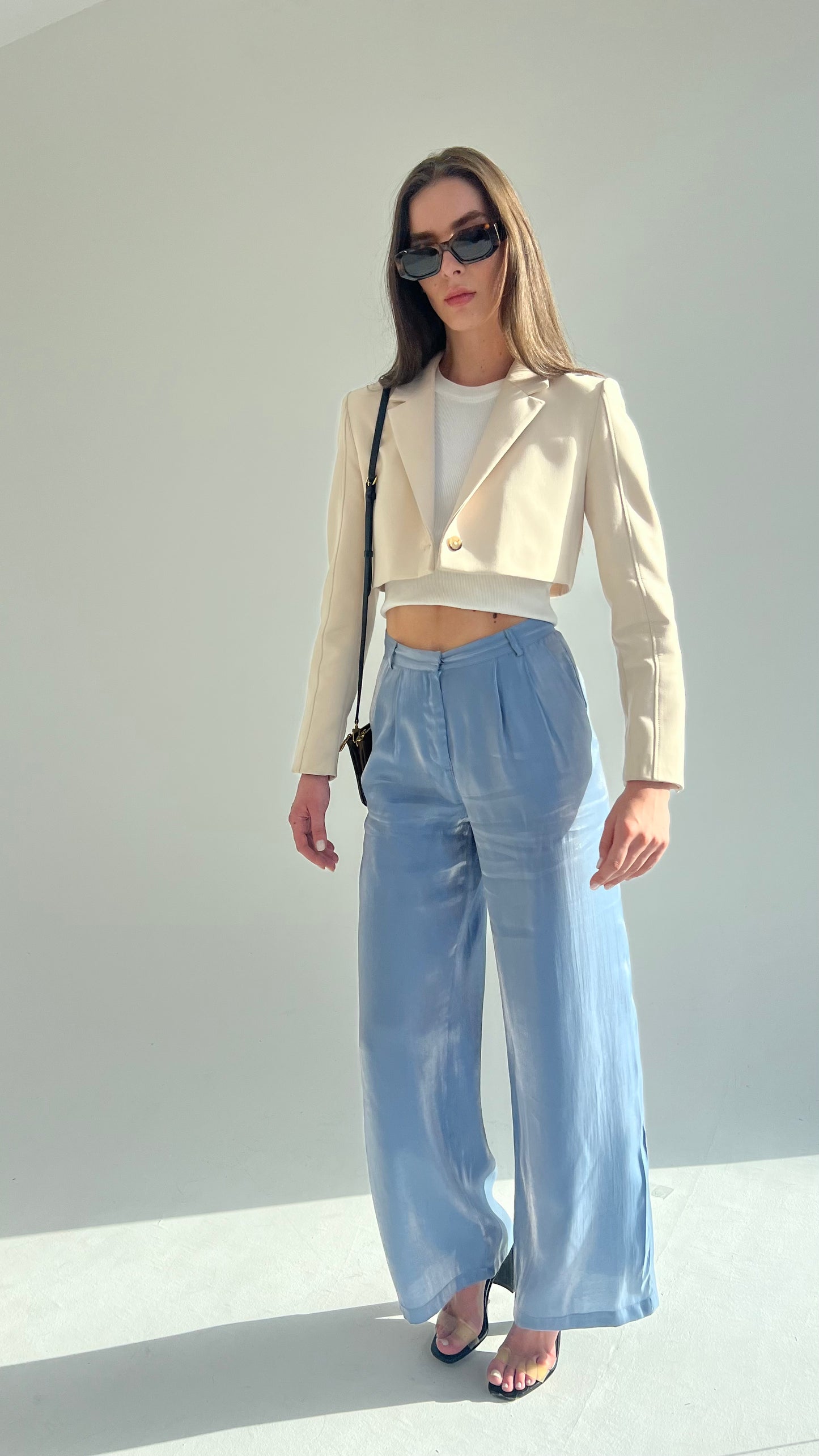 Love Me Shimmer Pants in Blue
