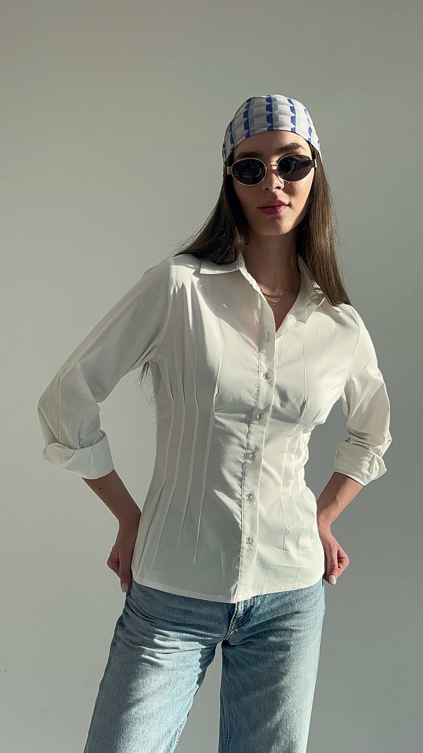 Hourglass Shirt in White