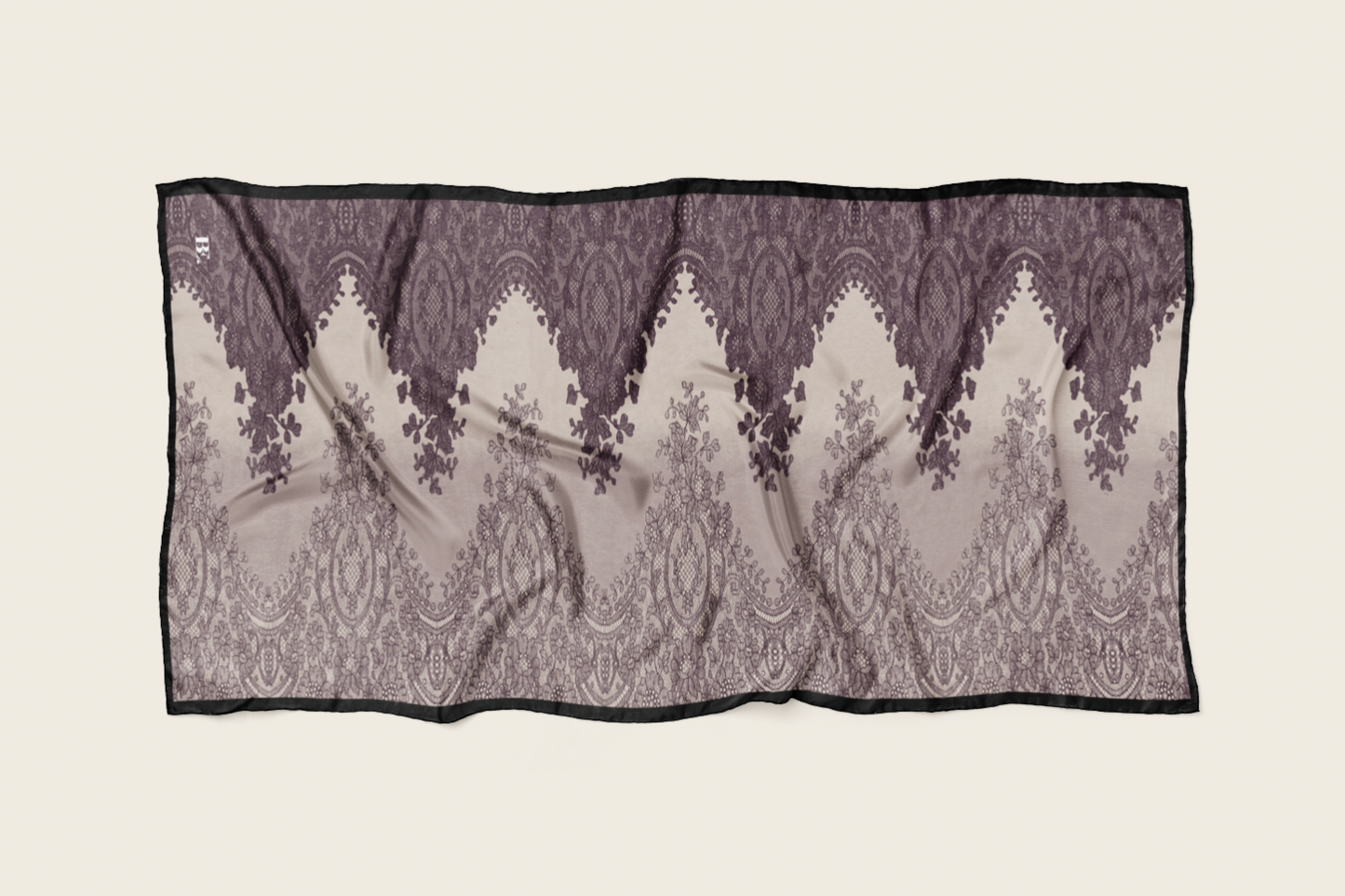 A Lace Story in Shades of Burgundy & Nude