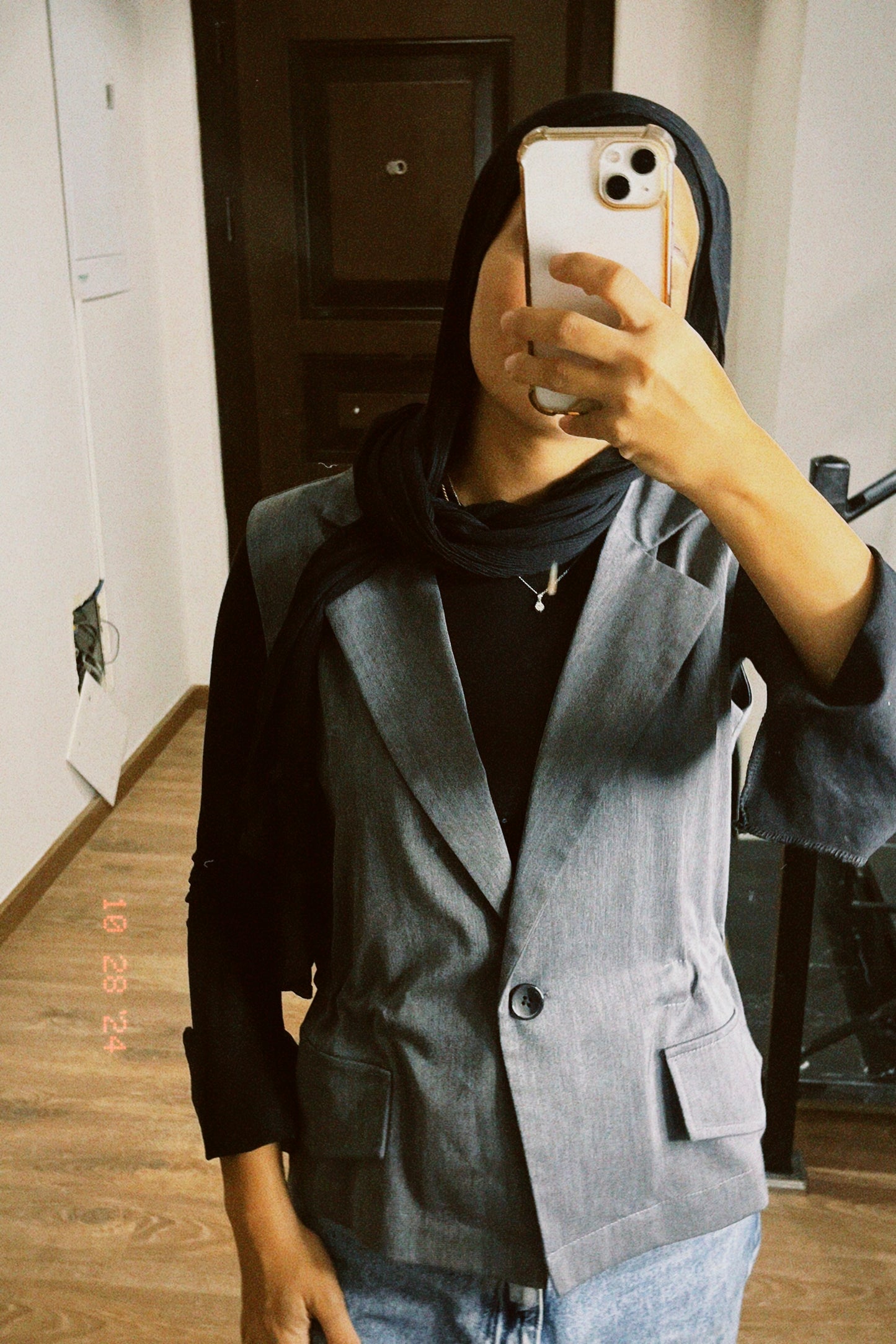 Woman in Grey // Wool Vest