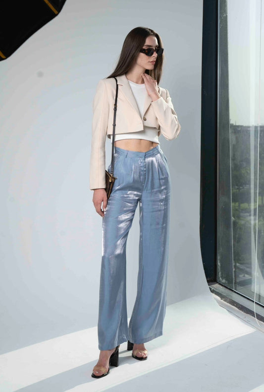 Love Me Shimmer Pants in Blue