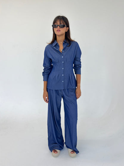 Hourglass Pants in Blue Light Jeans