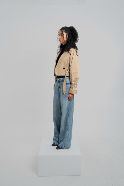 The Mini Trench in Beige