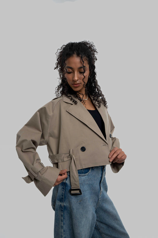 The Mini Trench in Olive
