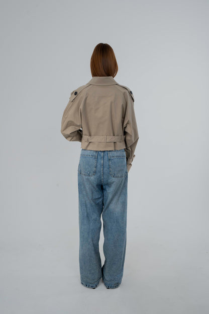 The Mini Trench in Olive