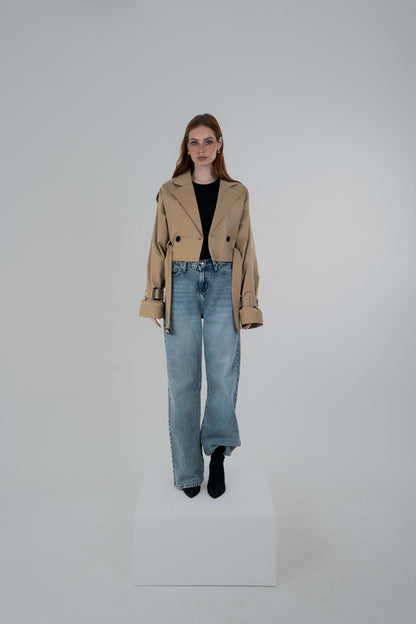 The Mini Trench in Beige