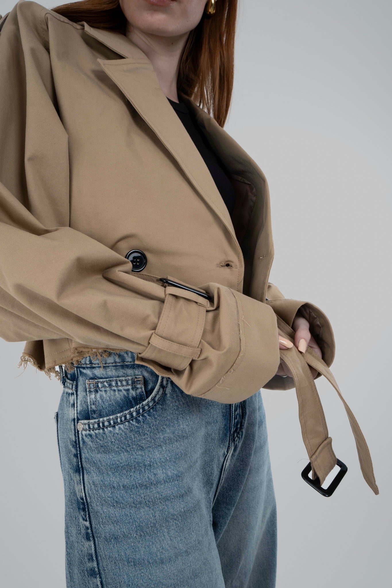The Mini Trench in Beige