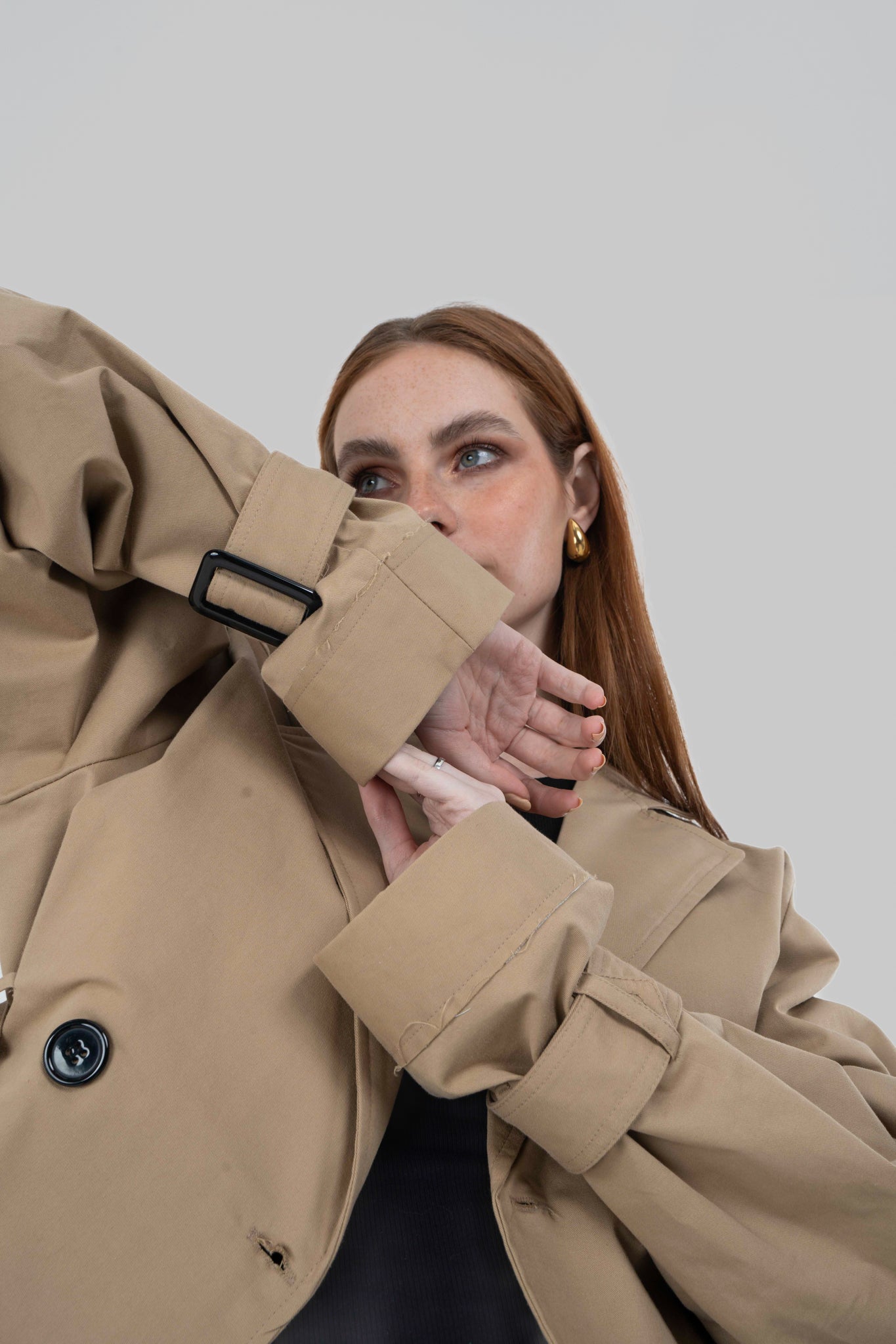 The Mini Trench in Beige