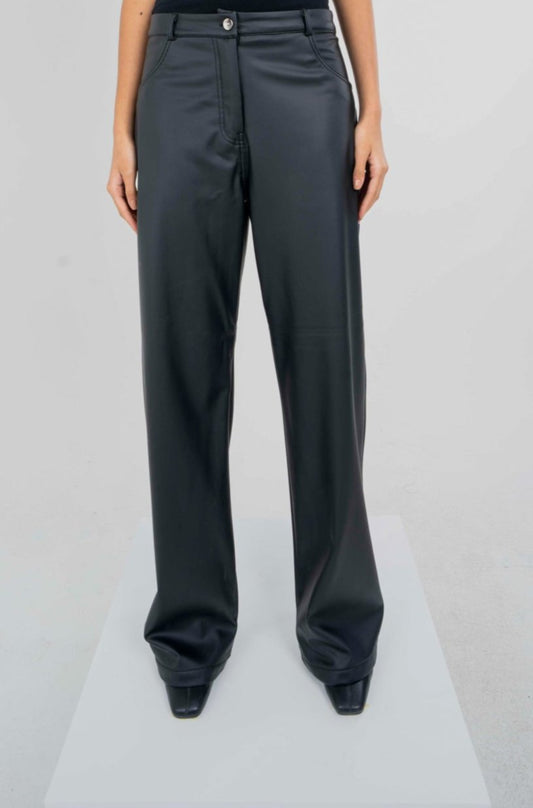 The Bold: Black Leather Pants