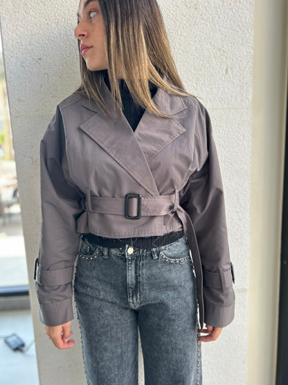 The Mini Trench in Grey