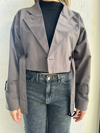 The Mini Trench in Grey