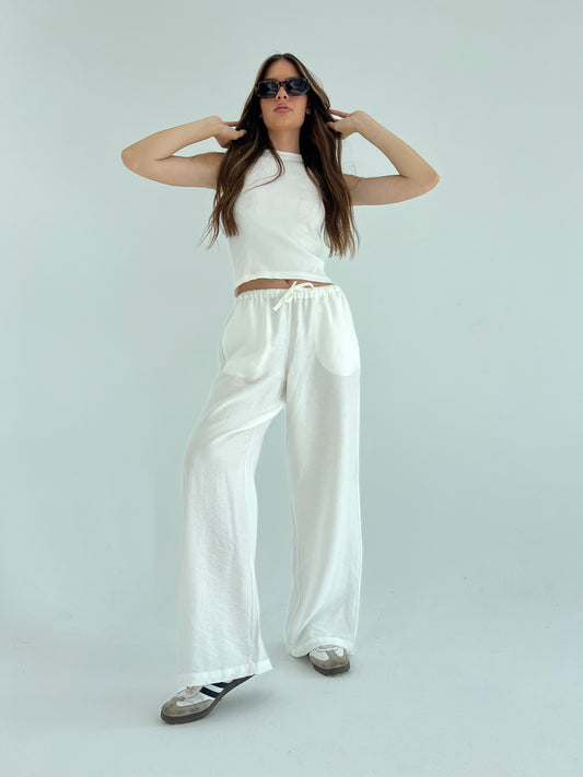 Must-have Linen Pants: White