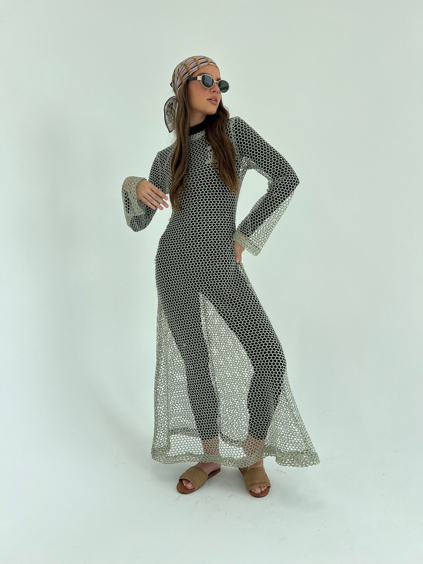 Beach Dress in Glowing Mint