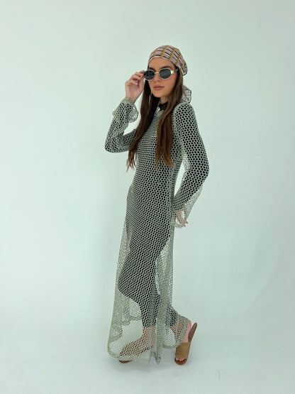 Beach Dress in Glowing Mint