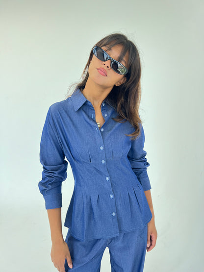 Hourglass Shirt in Light Jeans