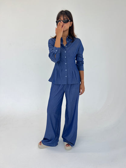 Hourglass Shirt in Light Jeans
