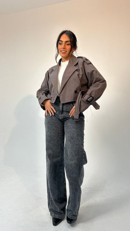 The Mini Trench in Grey