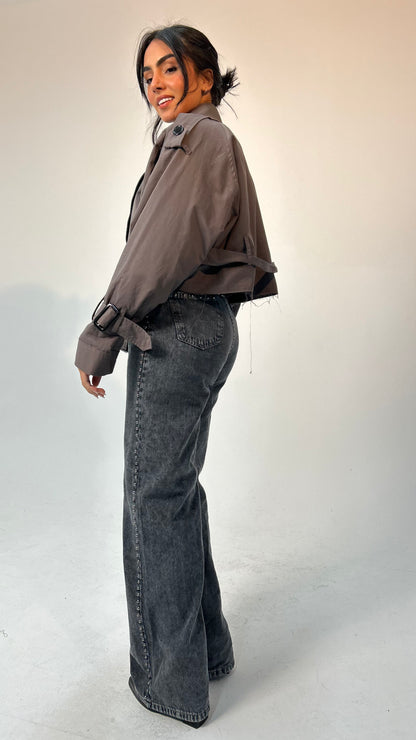 The Mini Trench in Grey