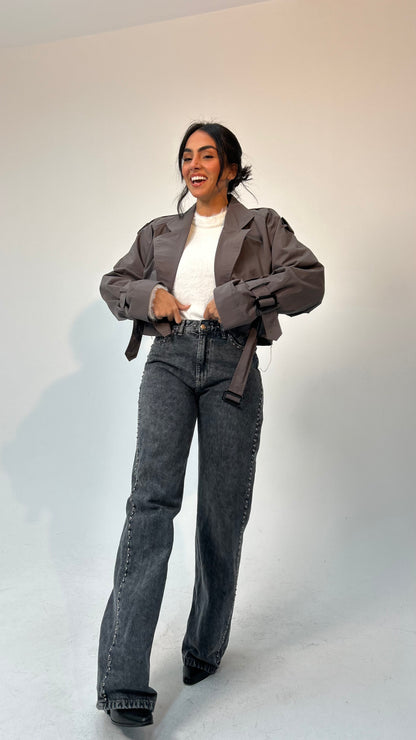 The Mini Trench in Grey