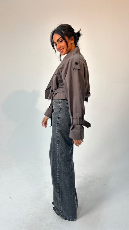 The Mini Trench in Grey