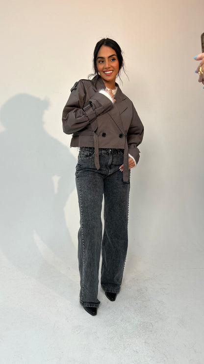 The Mini Trench in Grey
