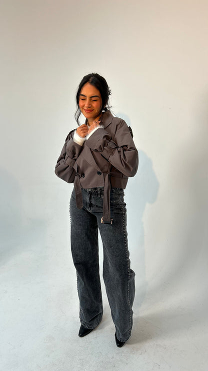 The Mini Trench in Grey