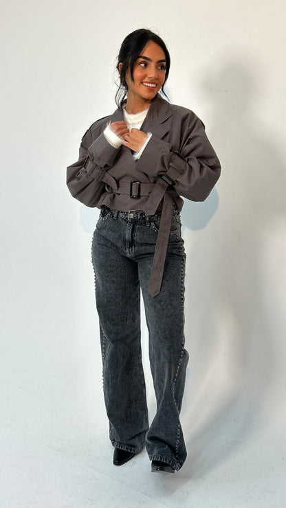 The Mini Trench in Grey