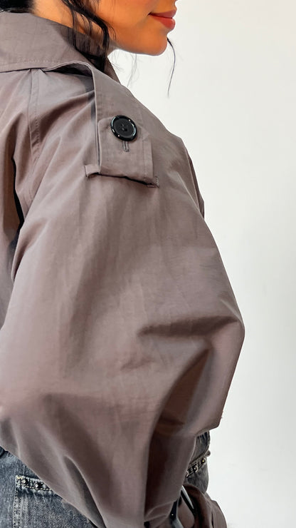 The Mini Trench in Grey