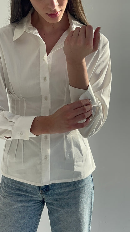 Hourglass Shirt in White