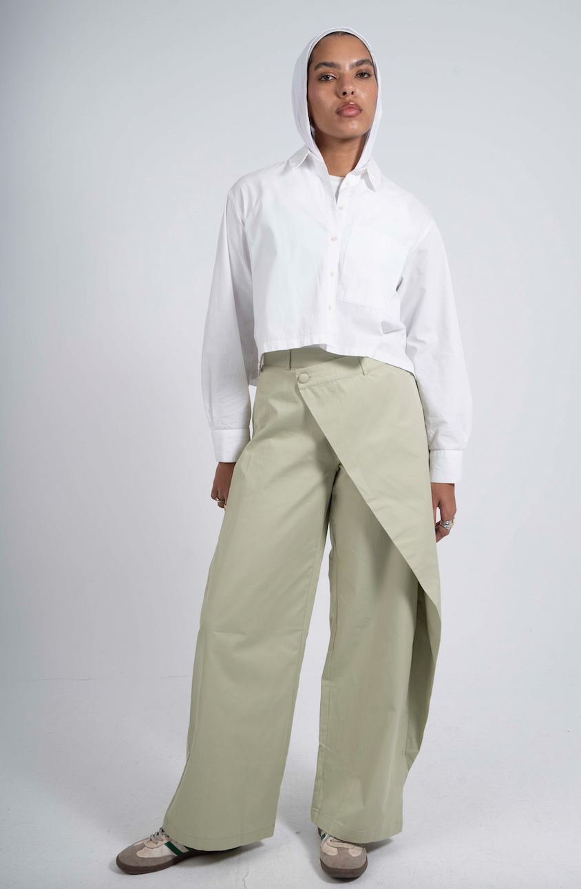 Mint OverLap Pants