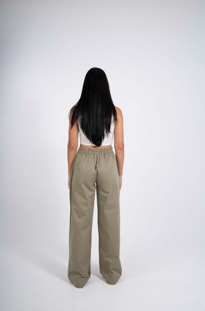 Olive OverLap Pants