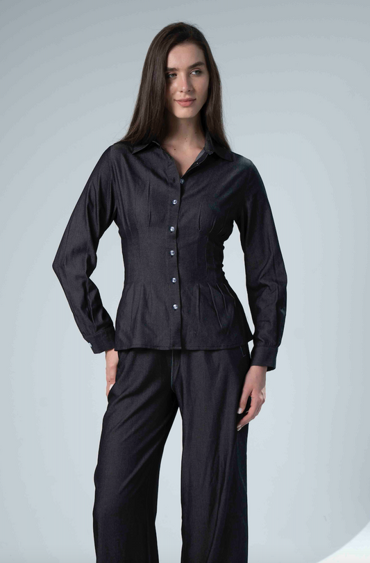 Hourglass Shirt in Light Jeans