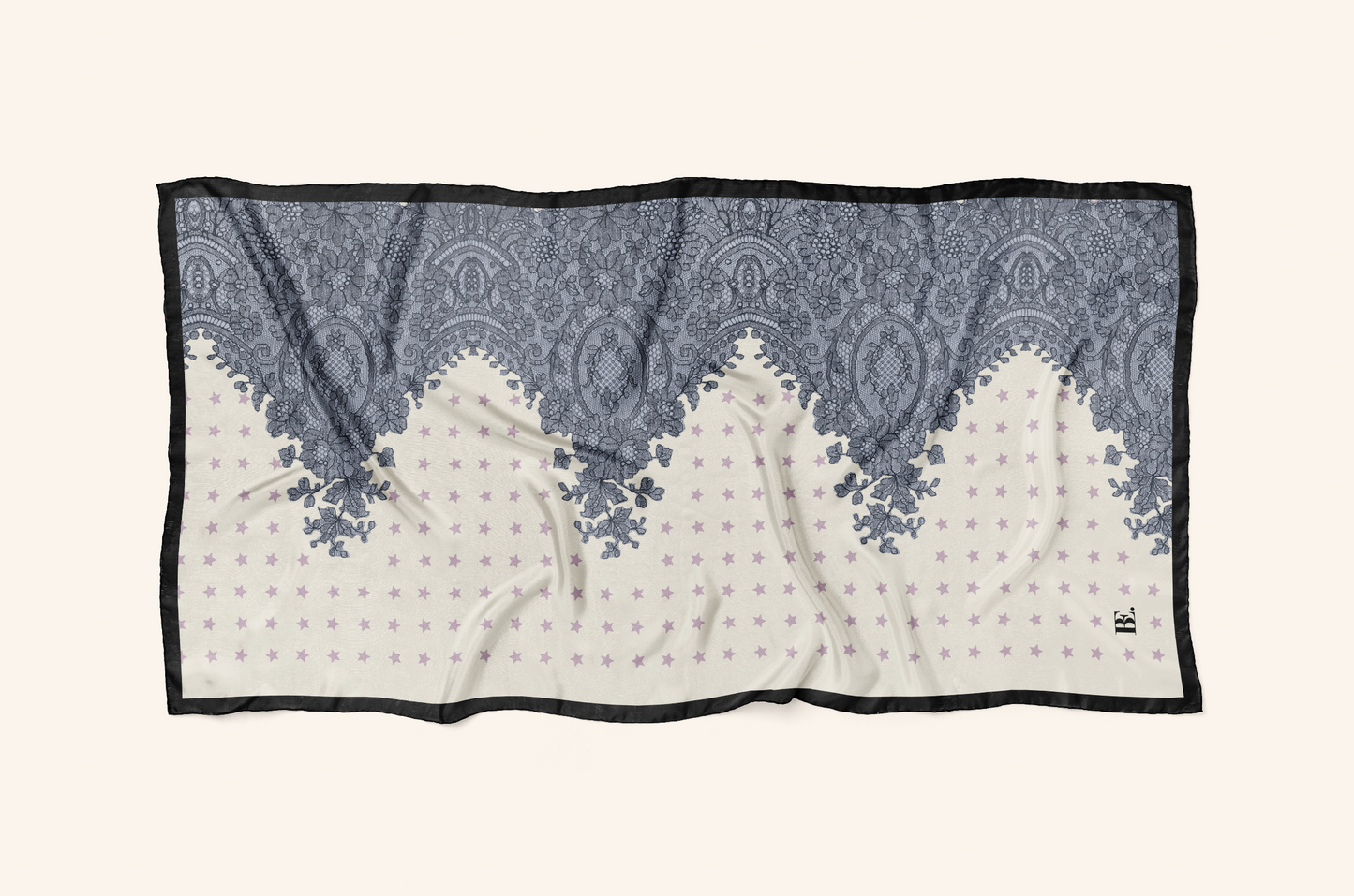 Star Lace: Créme, Blue & Purple