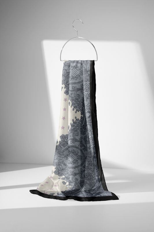 Star Lace: Créme, Blue & Purple