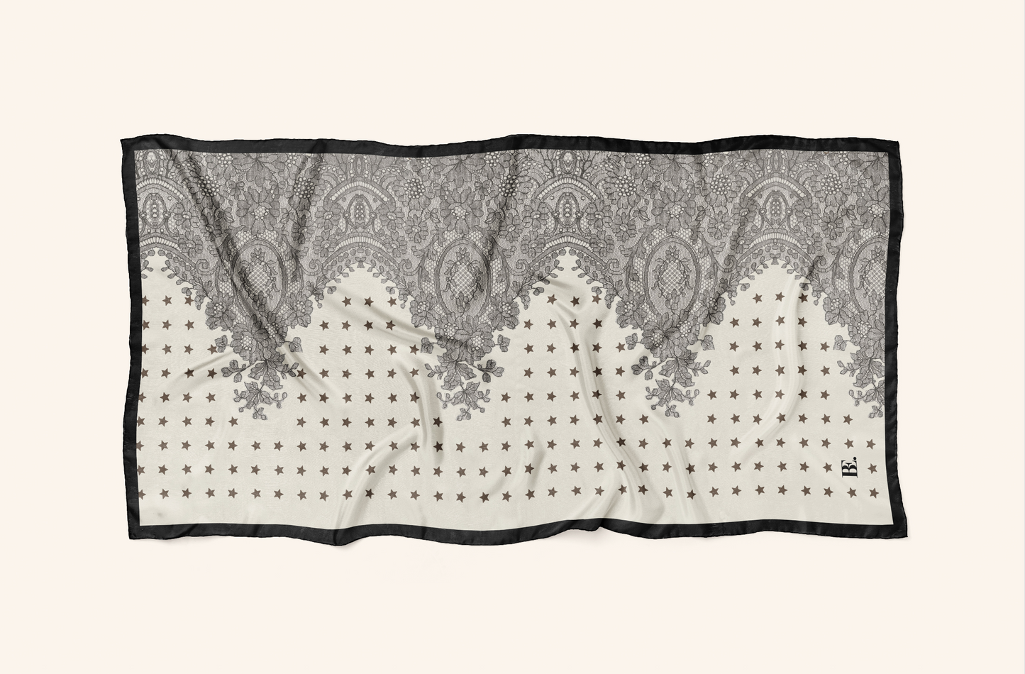 Star Lace: Créme & brown