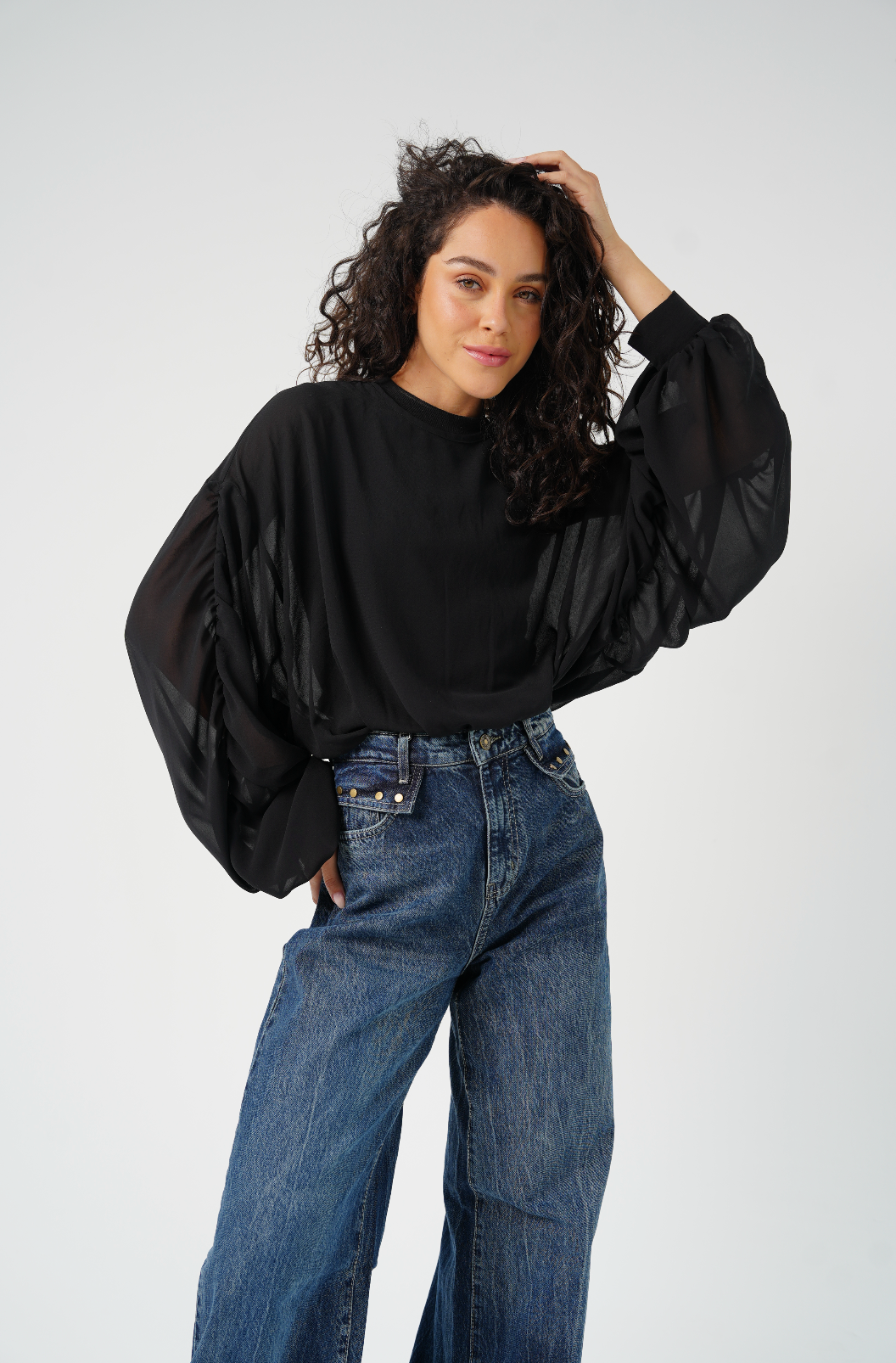 Glam Black Top